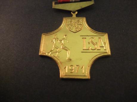 LSA atletiek 1e prijs meisjes B 1971